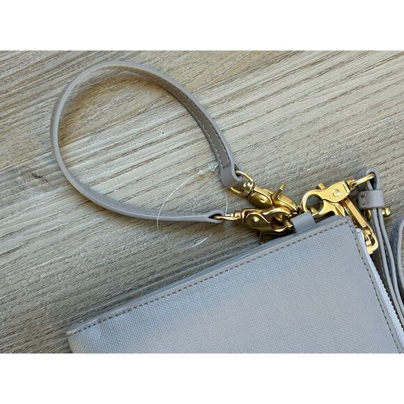 Dagne Dover Essentials Coated‎ Canvas Clutch/Wallet/Crossbody in Bleecker Blush - Picture 5 of 13